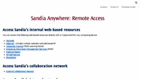 What Anywhere.sandia.gov website looked like in 2016 (7 years ago)