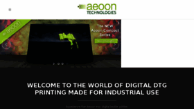 What Aeoontechnologies.com website looked like in 2016 (7 years ago)