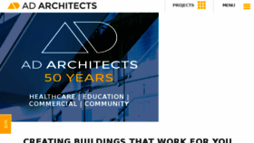 What Adarchitects.co.uk website looked like in 2016 (7 years ago)