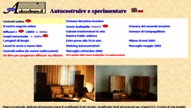 What Autocostruire.it website looked like in 2016 (7 years ago)