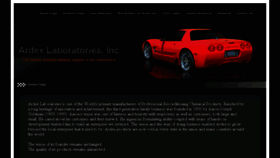What Ardexwax.com website looked like in 2016 (7 years ago)