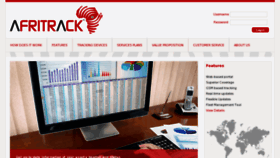 What Afritrack.com website looked like in 2016 (7 years ago)