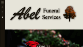 What Abelfuneralservices.com website looked like in 2016 (7 years ago)