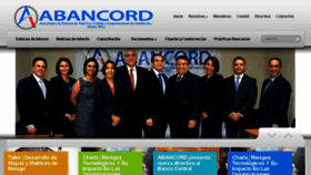 What Abancord.org website looked like in 2016 (7 years ago)
