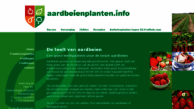 What Aardbeienplanten.info website looked like in 2016 (7 years ago)