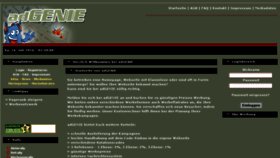 What Adgenie.de website looked like in 2016 (7 years ago)