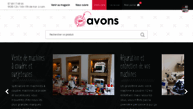 What Avons.fr website looked like in 2016 (7 years ago)