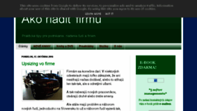 What Akoriaditfirmu.sk website looked like in 2016 (7 years ago)