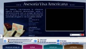 What Asesoriavisaamericana.com website looked like in 2016 (7 years ago)