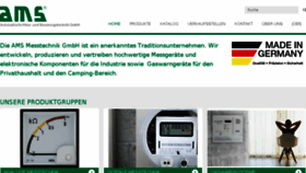 What Ams-messtechnik.de website looked like in 2016 (7 years ago)
