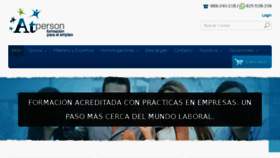 What Atperson.com website looked like in 2016 (8 years ago)
