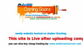 What Amber-net.com website looked like in 2016 (7 years ago)