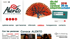 What Alento.org website looked like in 2016 (7 years ago)