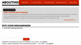 What Aboutmedia.nl website looked like in 2016 (7 years ago)