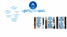 What Agirlsgottaspa.com website looked like in 2016 (7 years ago)