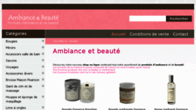 What Ambiance-beaute.ch website looked like in 2016 (7 years ago)