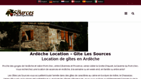 What Ardeche-location.fr website looked like in 2016 (7 years ago)