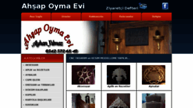What Ahsapoymaevi.com website looked like in 2016 (7 years ago)