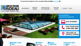 What Abri-piscine-rideau.com website looked like in 2016 (7 years ago)