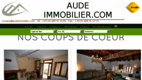 What Audeimmobilier.com website looked like in 2016 (7 years ago)