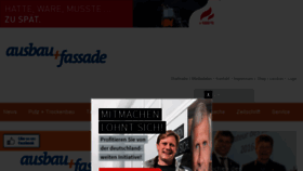 What Ausbauundfassade.de website looked like in 2016 (7 years ago)