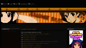 What Anime-sub.com website looked like in 2016 (7 years ago)