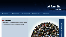 What Atlantismedia.com.au website looked like in 2016 (9 years ago)