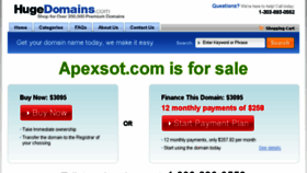 What Apexsot.com website looked like in 2016 (7 years ago)