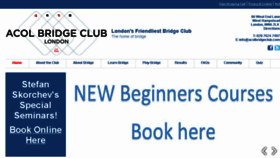 What Acolbridgeclub.com website looked like in 2016 (7 years ago)