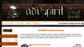 What Advspirit.pt website looked like in 2016 (7 years ago)