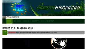 What Ambienteeuropa.info website looked like in 2016 (7 years ago)