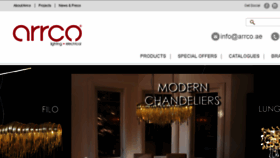 What Arrco.ae website looked like in 2016 (9 years ago)
