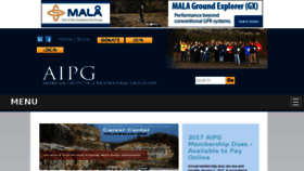 What Aipg.org website looked like in 2016 (7 years ago)