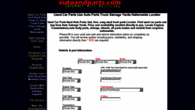 What Autoandparts.com website looked like in 2016 (7 years ago)