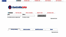 What Australiajobs.net website looked like in 2016 (7 years ago)