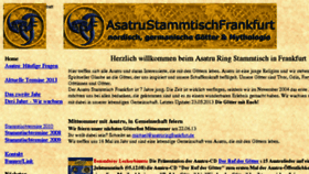 What Asatrustammtischfrankfurt.de website looked like in 2016 (7 years ago)