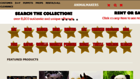 What Animalmakers.com website looked like in 2016 (7 years ago)