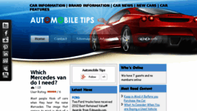 What Automobilestips.com website looked like in 2016 (7 years ago)
