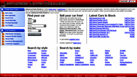 What Advancedautodealers.com website looked like in 2016 (8 years ago)