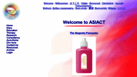 What Asiact.org website looked like in 2016 (7 years ago)