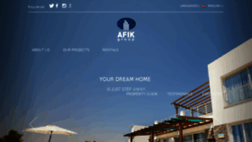 What Afikgroup.com website looked like in 2016 (7 years ago)