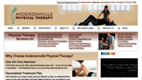 What Andersonvillept.com website looked like in 2016 (7 years ago)