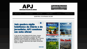 What Apj.inf.br website looked like in 2016 (7 years ago)