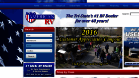 What Americanrvcenter.com website looked like in 2016 (7 years ago)