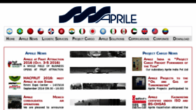 What Aprile.it website looked like in 2016 (7 years ago)