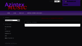 What Azintex-music.com website looked like in 2016 (7 years ago)