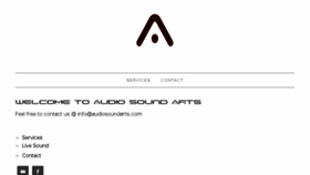 What Audiosoundarts.com website looked like in 2016 (7 years ago)