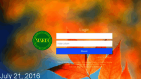 What Anjungnet2.mardi.gov.my website looked like in 2016 (7 years ago)