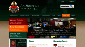 What Archwinnipeg.ca website looked like in 2016 (7 years ago)