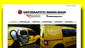 What Antigraffiti-rhein-main.de website looked like in 2016 (7 years ago)